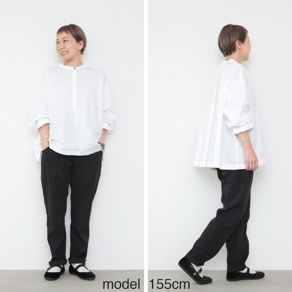 Vertical shirts / white 14枚目の画像