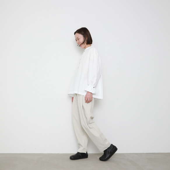 Vertical shirts / white 10枚目の画像