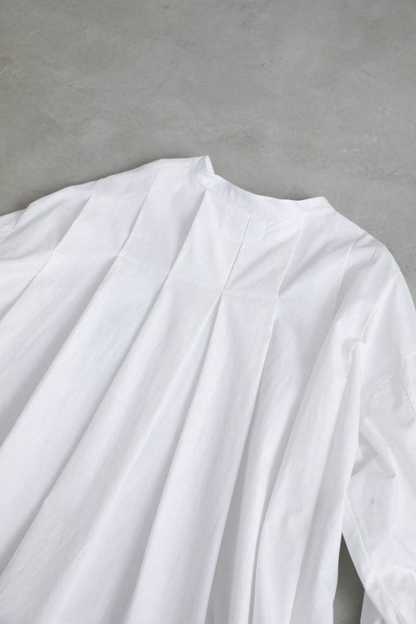 Vertical shirts / white 16枚目の画像