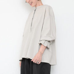 Vertical shirts / sky gray 6枚目の画像