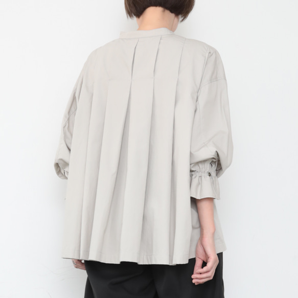 Vertical shirts / sky gray 4枚目の画像