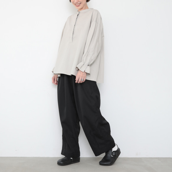 Vertical shirts / sky gray 3枚目の画像