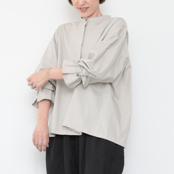 Vertical shirts / sky gray 2枚目の画像