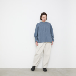 Vertical shirts / blue 3枚目の画像