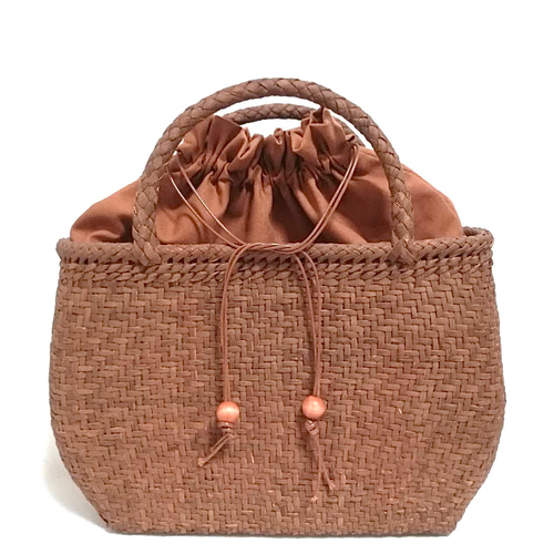 山葡萄バッグ楕円網代