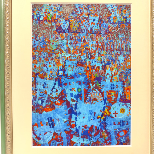 始まりの時代 高見沢耳のジクレー版画作品 一点物の版画作品です