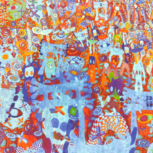 始まりの時代　高見沢耳のジクレー版画作品　一点物の版画作品です(A4サイズ) 始まりの時代 高見沢耳のジクレー版画作品 一点物の版画作品です