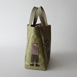 annco leather 3way tote [green] 9枚目の画像