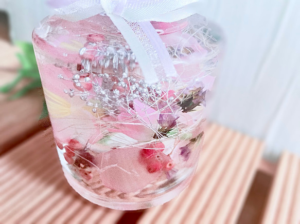 【springハーバリウム】〜桜(スタッキングボトル)〜 2枚目の画像