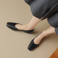 ⭐24 新款女款⭐柔軟皮革鞋時尚簡約鞋低跟淺口鞋22cm-25cm #945⭐免運費⭐ 第10張的照片