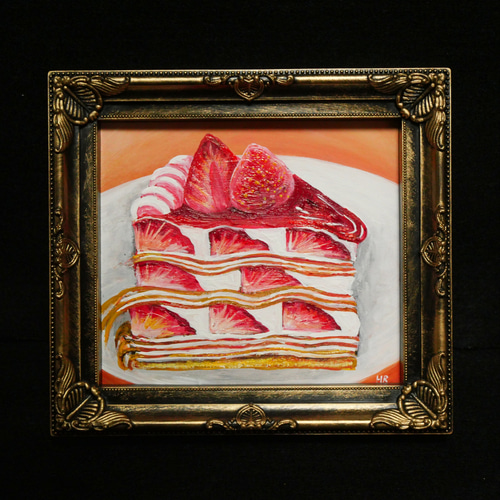 油絵】ミニ色紙絵画オーダーページ 絵画 HR 通販 17487286