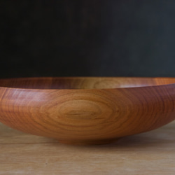 wooden bowl 21cm ヤマザクラのウッドボウル 木製サラダボウル 7枚目の画像