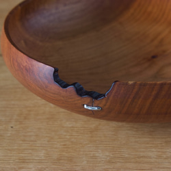 wooden bowl 21cm ヤマザクラのウッドボウル 木製サラダボウル 14枚目の画像