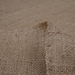 【アウトレット特価品】AKFS30BEG（ML115）インド タッサーシルク(Tussar silk) 手織り生地 6枚目の画像