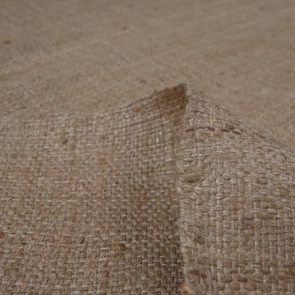 【アウトレット特価品】AKFS30BEG（ML115）インド タッサーシルク(Tussar silk) 手織り生地 6枚目の画像