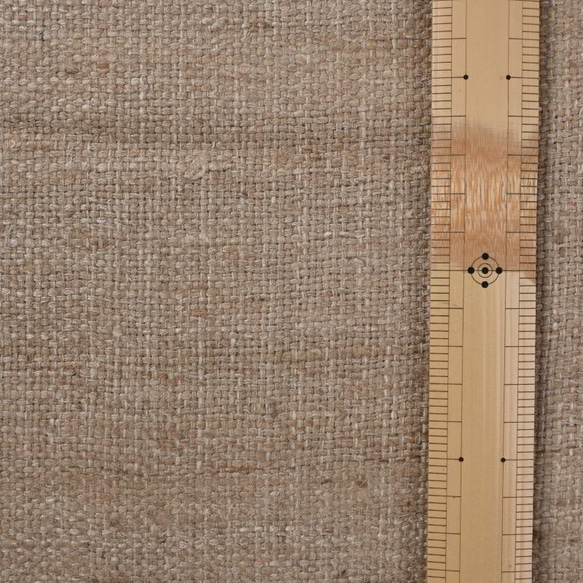 【アウトレット特価品】AKFS30BEG（ML115）インド タッサーシルク(Tussar silk) 手織り生地 3枚目の画像