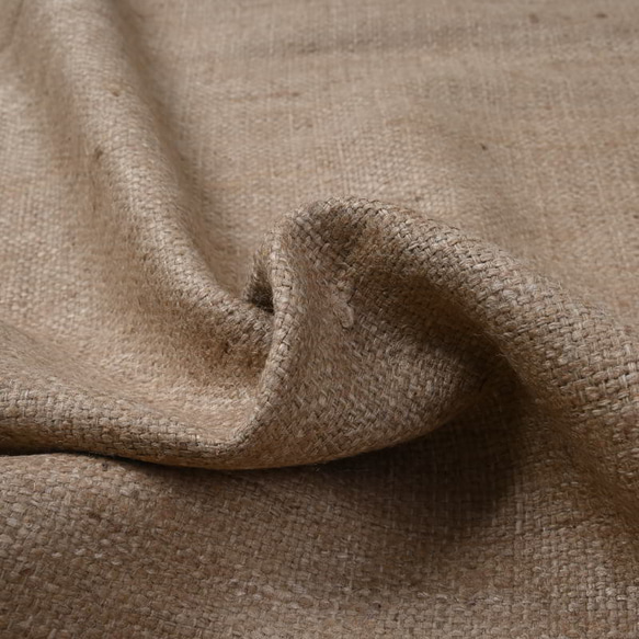 【アウトレット特価品】AKFS30BEG（ML115）インド タッサーシルク(Tussar silk) 手織り生地 5枚目の画像
