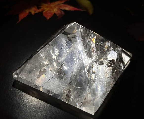 大宇宙との融合✨】レインボーピラミッド神聖幾何学クリスタル水晶