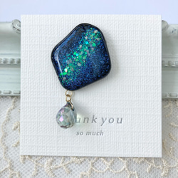 宇宙レジンヘアゴム♡ガラスと神秘的な紫の世界 ヘアゴム unTree