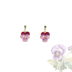 ビオラ ピアス の人気通販｜Creema(クリーマ) 国内最大のハンドメイド