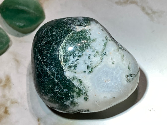 ツリーアゲート　丸玉 5.0㌔ 鑑賞石 観賞石 水石 盆石 天然石 置物 ツリーアゲート✨ 瑪瑙 原石 タンブル 天然石 東洋占星術師の娘