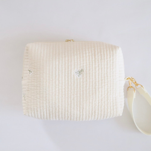 刺繍ヌビ ボックスポーチ おむつポーチ オムツ 赤ちゃん ベビーグッズ