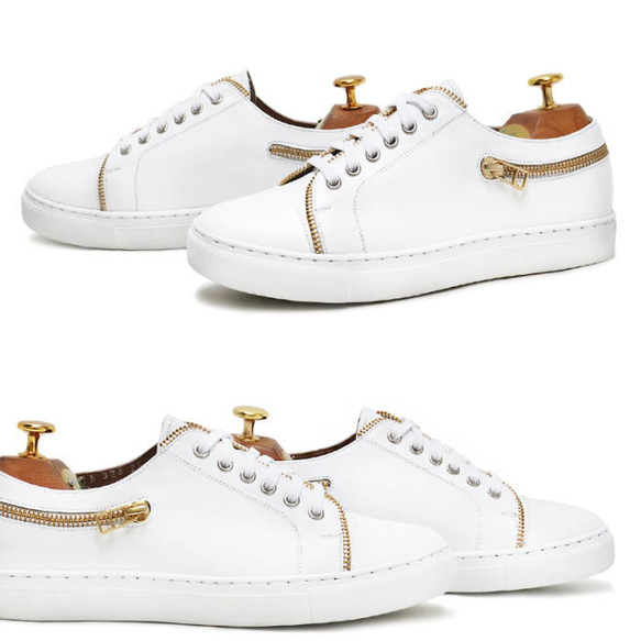 レザースニーカー 本革スニーカー スニーカー メンズスニーカー 本革 オーダーシューズ 靴 ファッション ファッション（メンズ） シューズ・靴 J2150983239(16597円)