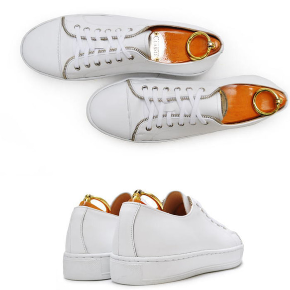 レザースニーカー 本革スニーカー スニーカー メンズスニーカー 本革 オーダーシューズ 靴                                     上質な革を使用し、ワン Z2420743372(18700円)