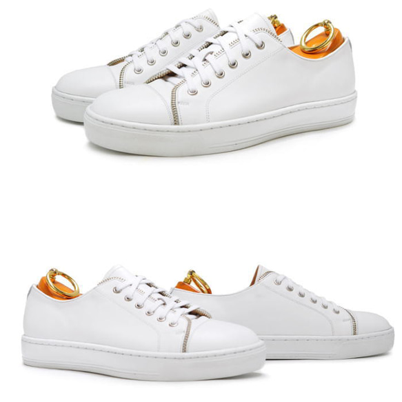 レザースニーカー 本革スニーカー スニーカー メンズスニーカー 本革 オーダーシューズ 靴                                     上質な革を使用し、ワン Z2420743372(18700円)