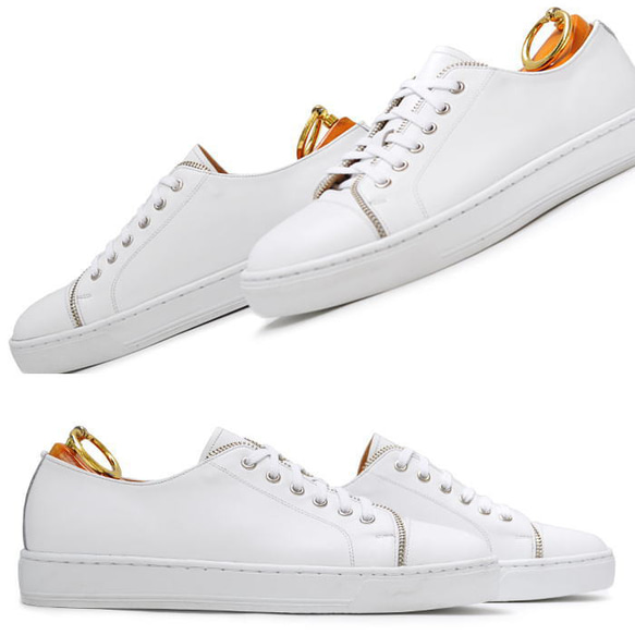 レザースニーカー 本革スニーカー スニーカー メンズスニーカー 本革 オーダーシューズ 靴                                     上質な革を使用し、ワン Z2420743372(18700円)