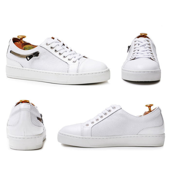 レザースニーカー 本革スニーカー スニーカー メンズスニーカー 本革 オーダーシューズ 靴 