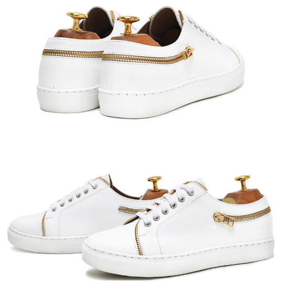 レザースニーカー 本革スニーカー スニーカー メンズスニーカー 本革 オーダーシューズ 靴 