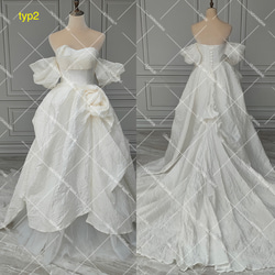 総レース ウェディングドレス ヴィンテージ袖付きドレス 942 ドレス