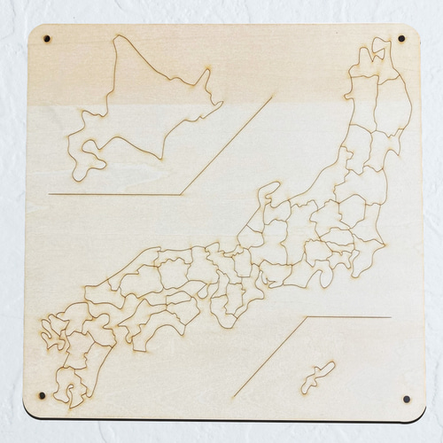 日本地図 木製ウェルカムボード　パズル 木製知育パズル | 日本地図 - インクルム公式オンラインショップ