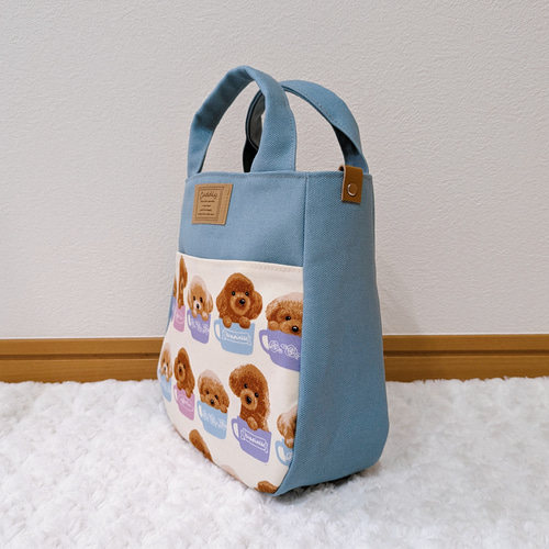 トイプードル　カートバッグ　ハンドメイド品　COCO カートバッグ トイプードル ハンドメイド こーくん様専用