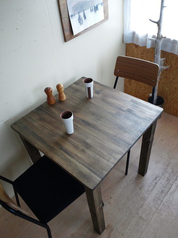 ハンドメイド  カフェテーブル  1枚物  70×70㎝  【 EB 】＊ともばぁば様オーダー品＊ 2枚目の画像