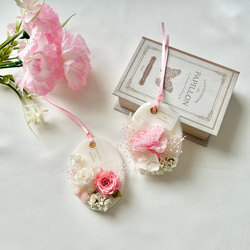 母の日 アロマワックスサシェ ︎✿ 選べるお花と香り ︎✿ 無料ラッピング メッセージカード付 カーネーション バラ 2枚目の画像