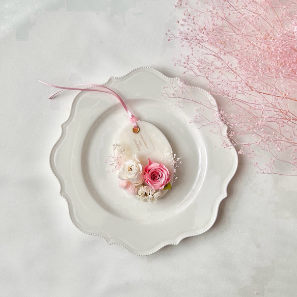 母の日 アロマワックスサシェ ︎✿ 選べるお花と香り ︎✿ 無料ラッピング メッセージカード付 カーネーション バラ 4枚目の画像