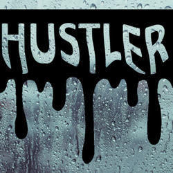 ハスラー給油口ドロドロ　カッティングステッカー　ステッカー　hustler 1枚目の画像