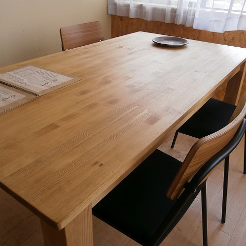 ハンドメイド ダイニングテーブル 1枚物 150×80㎝ 【 MD31