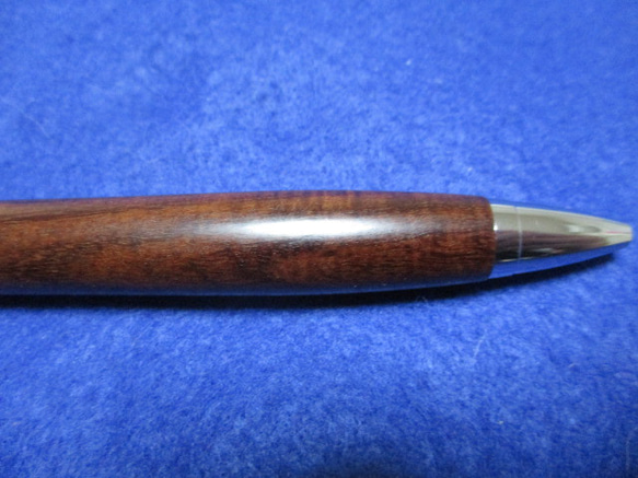 リングギジー　カーリー杢　椿油仕上げ　木軸ボールペン(シャープペンシル)　希少材　 10枚目の画像