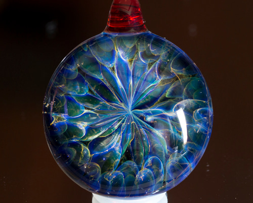 インサイドアウト ボロシリケイトガラスペンダント tp2 ネックレス