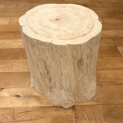 Hinoki  Wood  Stool  No.630 2枚目の画像