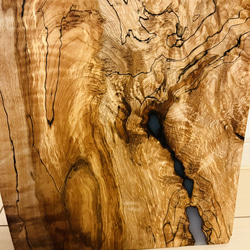 トチの木　栃　スポルテッド　一枚板　天板　 7枚目の画像