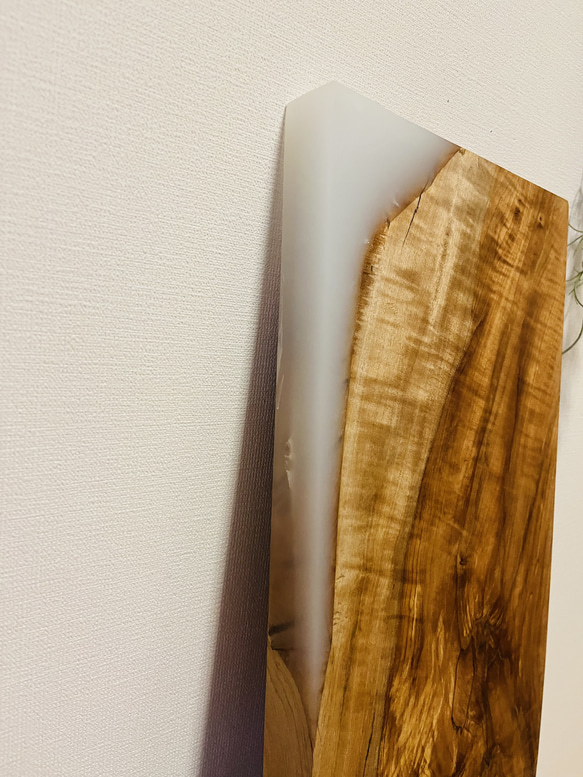 トチの木　栃　スポルテッド　一枚板　天板　 5枚目の画像