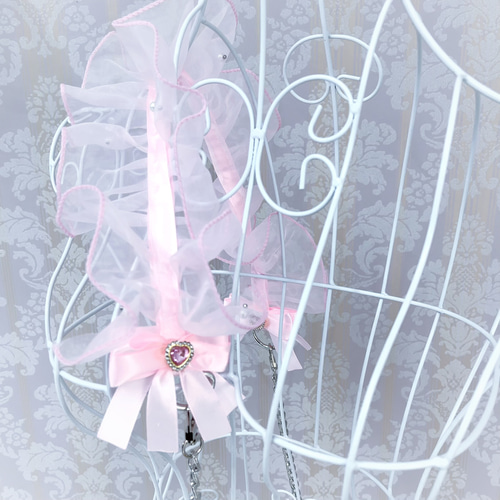 フリル スマホショルダー ストラップ ピンク その他アクセサリー