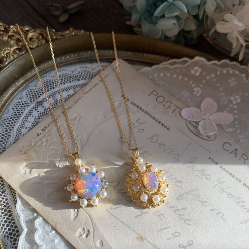 RALAGAN ストーンネックレス R.ALAGAN ララガン-CUBE STONE NECKLACE / WHITE JADE (LIMITED ITEM