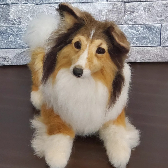 羊毛フェルトオーダーメイド、受注制作、羊毛フェルト犬、ペットロス、うちの子、リアル羊毛フェルト 