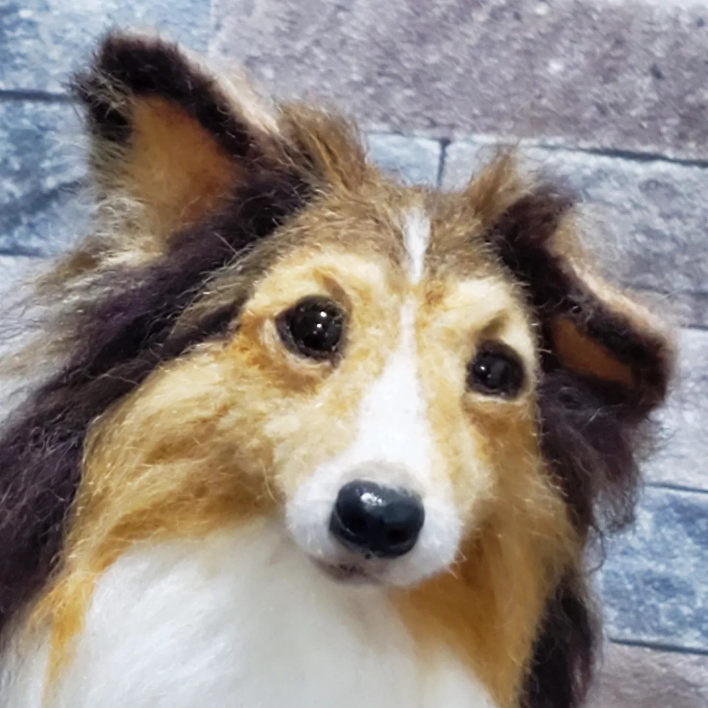 羊毛フェルト、オーダーメイド、受注制作、羊毛フェルト犬、ペットロス、うちの子、リアル羊毛フェルト、シェルティ