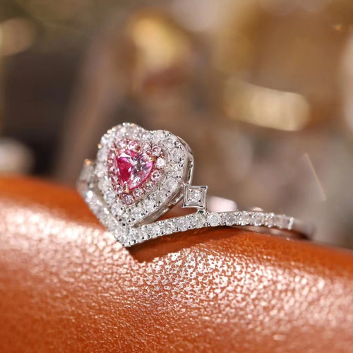 ラブ ピンク ダイヤモンド 18K リング 指輪・リング Shimmer 通販